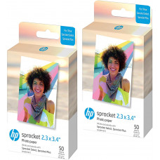 Фотобумага / Фотопленка HP Sprocket ZINK Paper для мгновенной печати 2.3x3.4 дюйма 100 листов