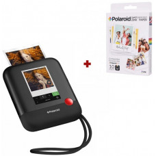 Камера моментальной печати Polaroid POLARPOD POP Black + Набор бумаги в Подарок!