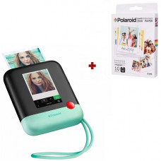 Камера моментальной печати Polaroid POLARPOD POP Green + Набор бумаги в Подарок!