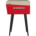 Проигрыватель винила Crosley Dansette Bermuda CR6233D-RE Red с Bluetooth  Проигрыватель винила Crosley Dansette Bermuda CR6233D-RE Red с Bluetooth