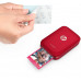 Фотопринтер портативный  HP Sprocket Photo Print Red + Набор бумаги в Подарок!  Фотопринтер портативный  HP Sprocket Photo Print Red + Набор бумаги в Подарок!