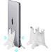 Подставка для ноутбука вертикальная, универсальная Hagibis Vertical Gravity Laptop Stand Transparent Acrylic Подставка для ноутбука вертикальная, универсальная Hagibis Vertical Gravity Laptop Stand Transparent Acrylic