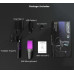 Микрофон конденсаторный  игровой профессиональный Zealsound RGB USB для ПК PS4 PS5 Mac  Микрофон конденсаторный  игровой профессиональный Zealsound RGB USB для ПК PS4 PS5 Mac