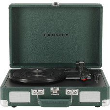 Проигрыватель винила Crosley Cruiser Plus CR8005F-EM Dark Emerald c Bluetooth Проигрыватель винила Crosley Cruiser Plus CR8005F-EM Dark Emerald c Bluetooth