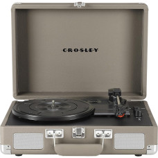 Проигрыватель винила Crosley Cruiser Deluxe Taupe CR8005F-TE с Bluetooth Проигрыватель винила Crosley Cruiser Deluxe Taupe CR8005F-TE с Bluetooth