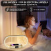 Cветильник ночник с часами и беспроводной зарядкой WR08 (00-0001283) Cветильник ночник с часами и беспроводной зарядкой WR08 (00-0001283)