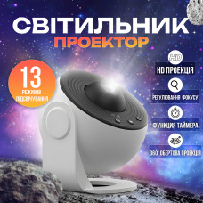 Cветильник ночник, лазерный проектор звёздного неба, галактики, Globe Galaxy Projector White (00-0001296) Cветильник ночник, лазерный проектор звёздного неба, галактики, Globe Galaxy Projector White (00-0001296)