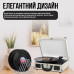 Подставка для хранения виниловых пластинок металлическая 7 слотов White (00-0001343)  Подставка для хранения виниловых пластинок металлическая 7 слотов White (00-0001343)