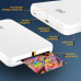 Фотопринтер моментальной печати Kodak Step iOS & Android White + Набор бумаги в Подарок