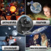 Cветильник ночник, лазерный проектор звёздного неба, галактики, Globe Galaxy Projector Black (00-0001328)