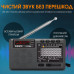 Радиоприемник с аккумулятором Радио FM AM SW / MicroSD / USB / Bluetooth / mp3-плеєр Black XHDATA D-368 (00-0001394)