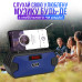 Радиоприемник / Bluetooth-колонка с аккумулятором LED дисплей HF216 ( FM, USB, MP3, MicroSD) Blue