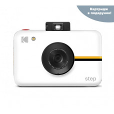 Камера моментальной печати Kodak Step White + Набор бумаги в Подарок