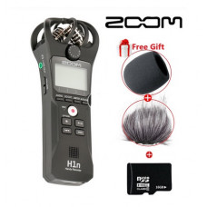 Диктофон цифровой Zoom H1n Black + Ветрозащита + Карта памяти 16 Гб