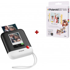 Камера моментальной печати Polaroid POLARPOD POP White + Набор бумаги в Подарок!