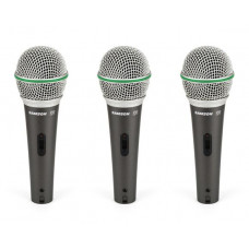 Микрофон SAMSON Q6 3-Pack комплект из 3-х динамических микрофонов